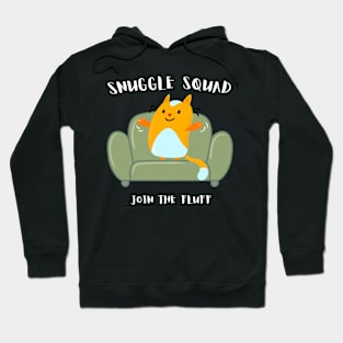 Snuggle Squad, Join The Fluff Cat Humor Hoodie